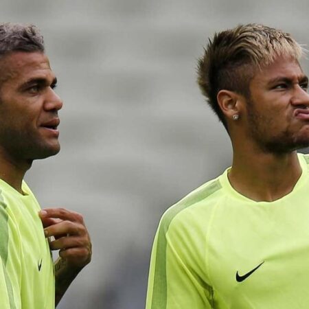 Dani Alves recebe apoio especial: Neymar já teria gastado 150 mil euros para ajudá-lo