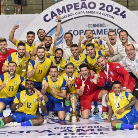 Futsal: Brasil vence a Copa América com três jogadores do Benfica! Vitória sobre a Argentina na final.