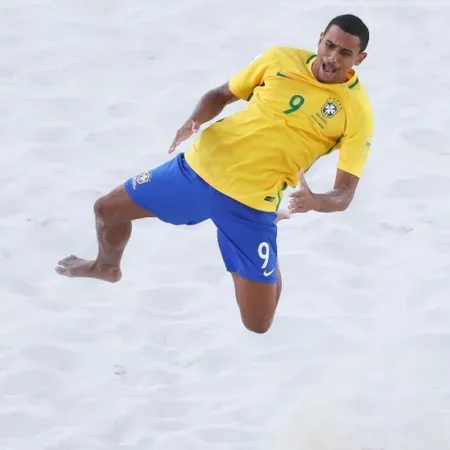 Rodriguinho foi escolhido pela ‘Beach Soccer Worldwide’ como o melhor jogador de futebol de areia de 2023.